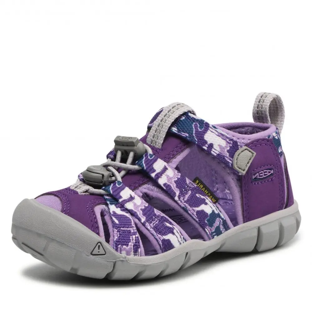 dětské sandály SEACAMP II CNX camo/tillandsia purple , Keen, 1026317/1026322, fialová - 24