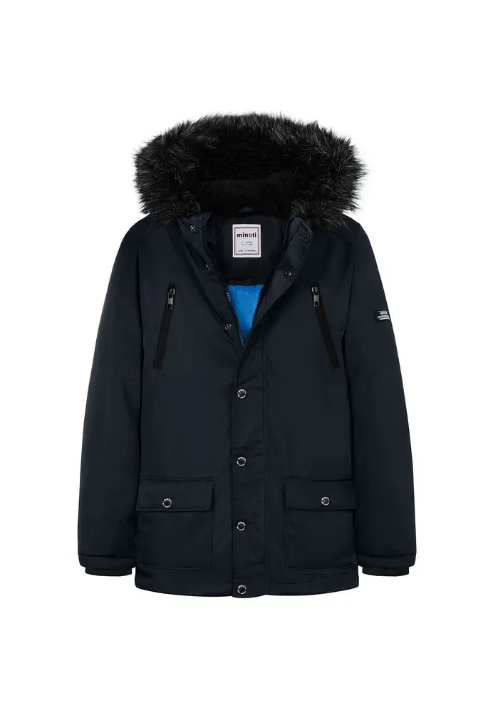 Kabát chlapecký Parka, Minoti, 11COAT 20, modrá -