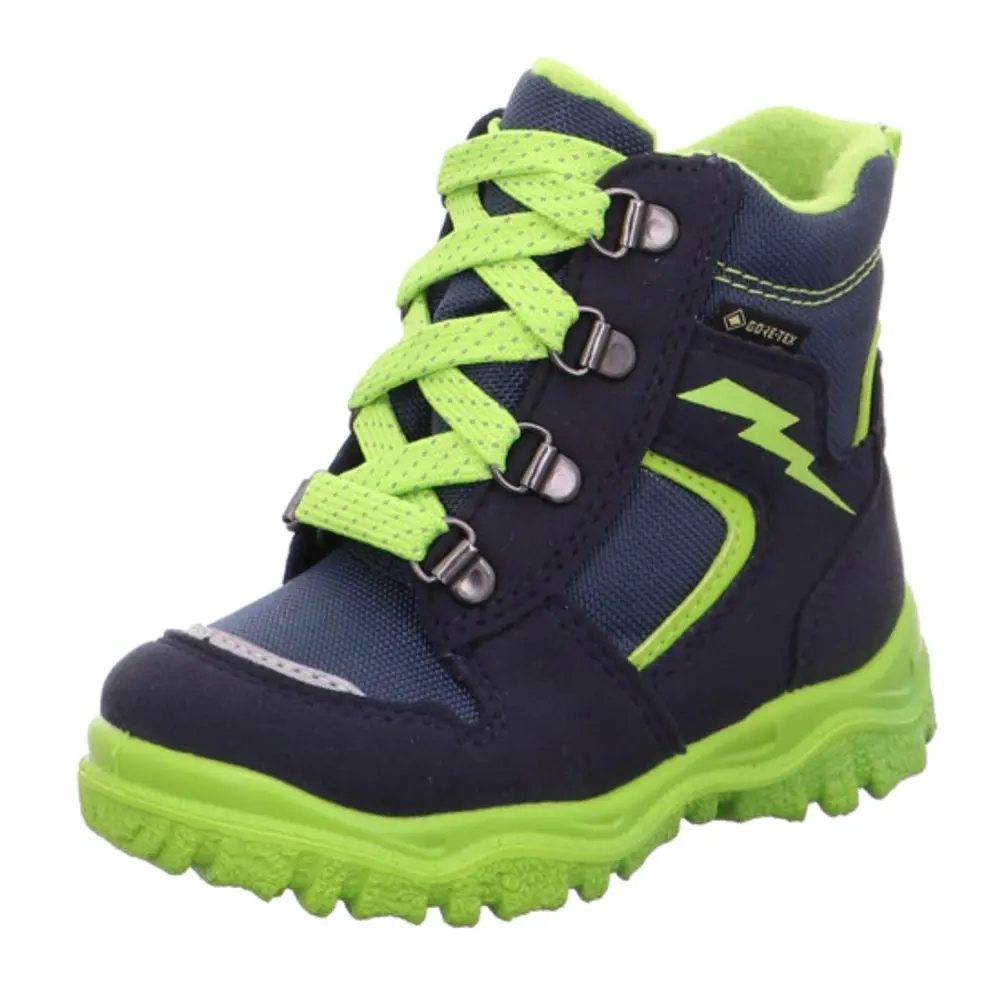chlapecké zimní boty šněrovací HUSKY1 GTX, Superfit, 1-000048-8010, zelená -
