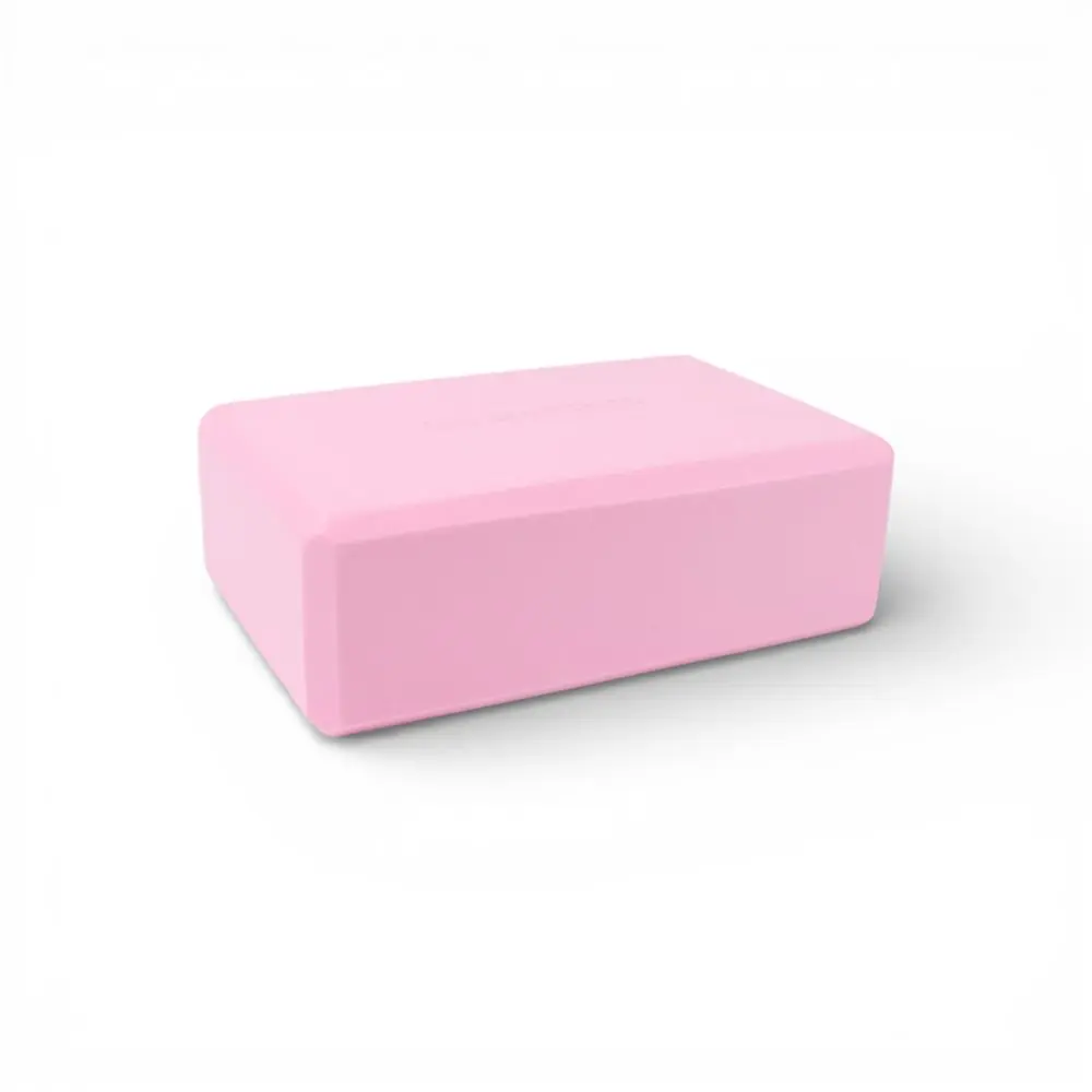 Yoga block Sportago Tiga - jednobarevný - světle růžová