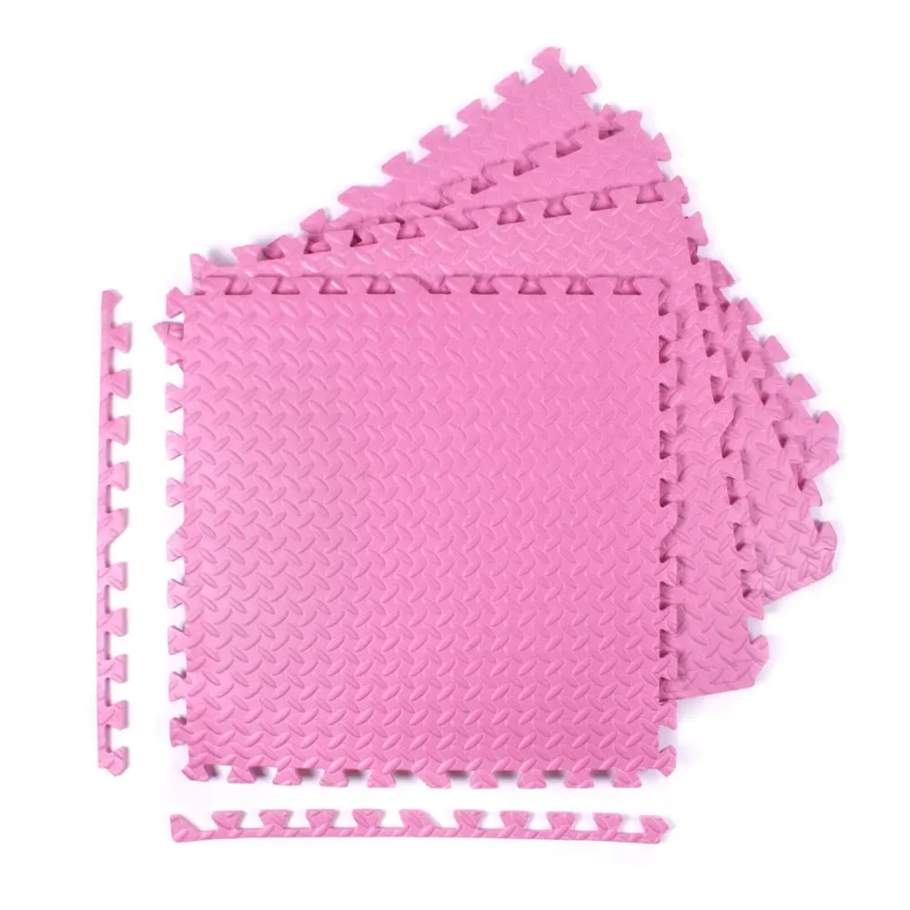 Puzzle podložka Sportago Easy-Lock 30x30x1,2 cm, 4 ks, růžová