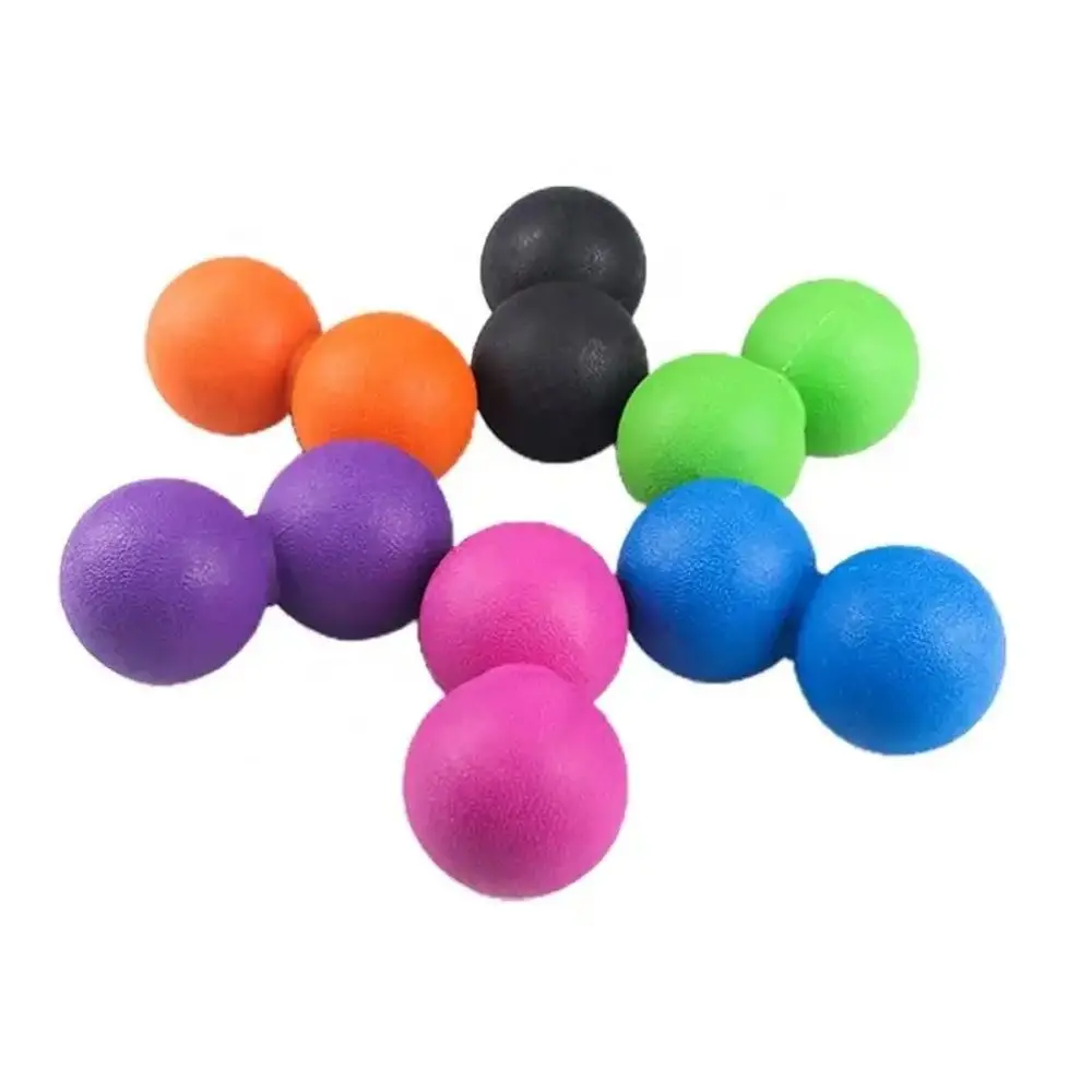 Masážní TPE dvojmíček Sportago 12x6 cm