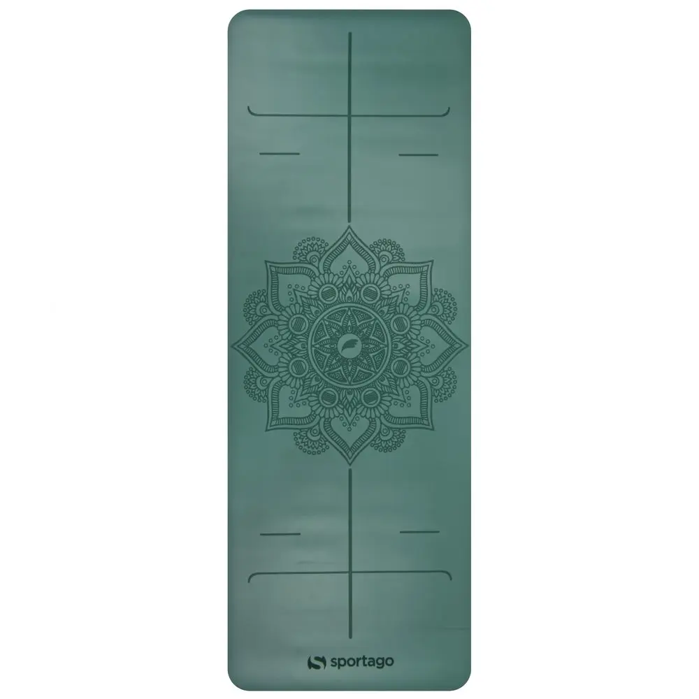 Gumová jóga podložka Sportago Amita 185x68x0,45 cm