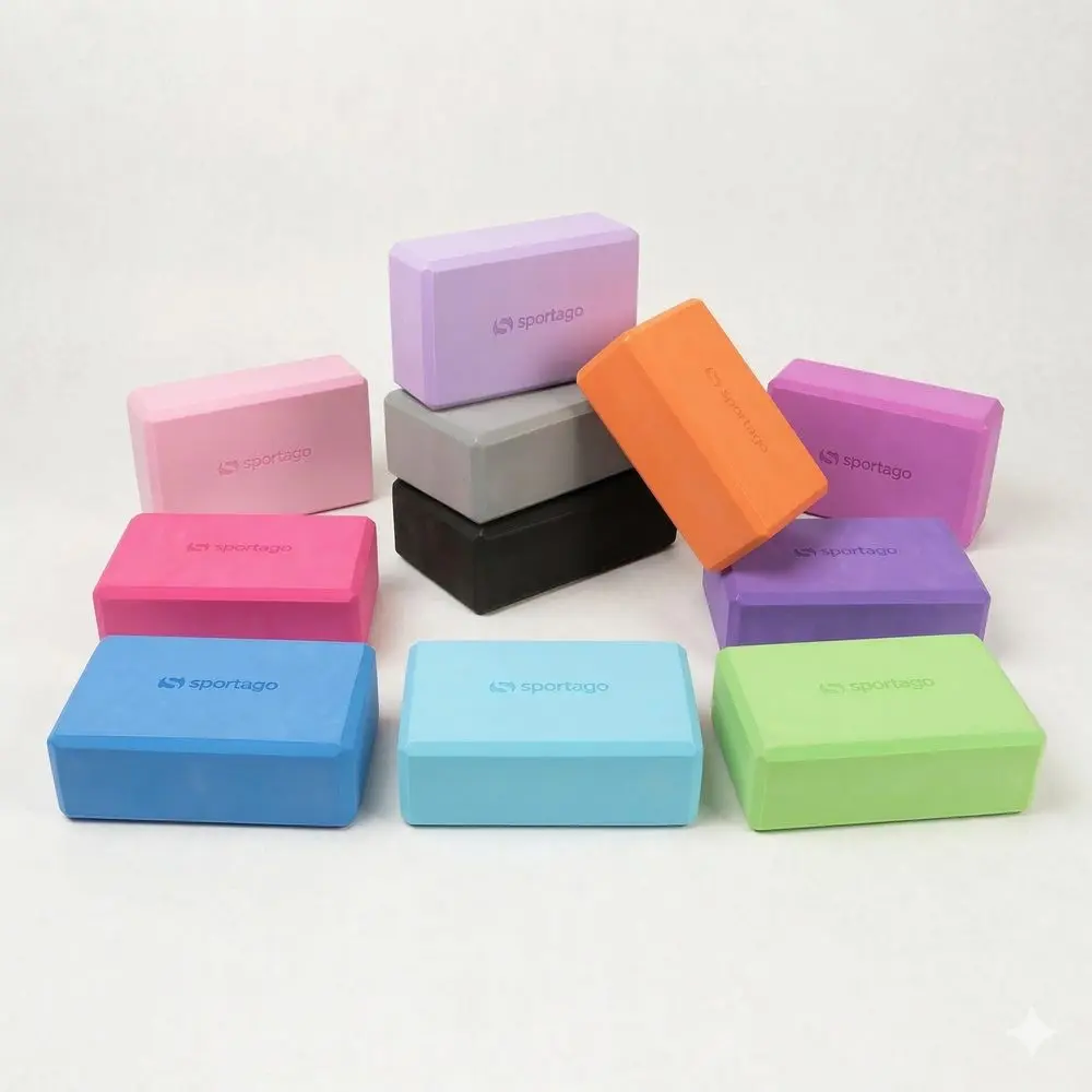 Yoga block Sportago Tiga - jednobarevný