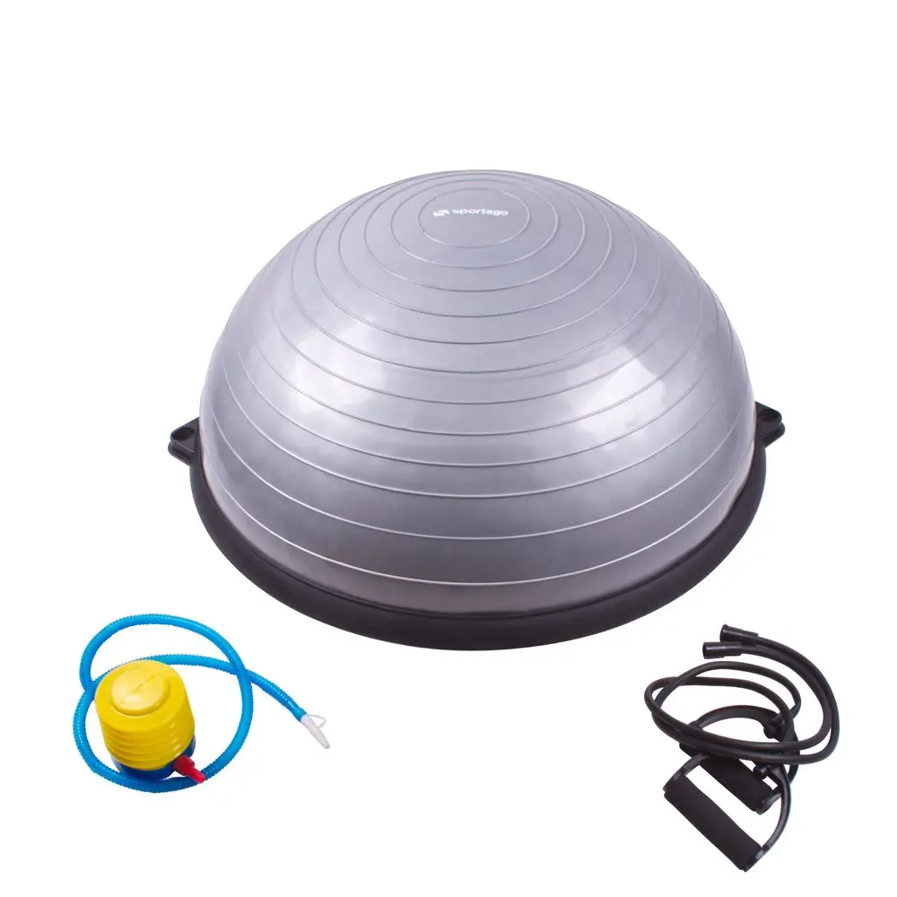 Balanční podložka Sportago Balance Ball - 58 cm šedá