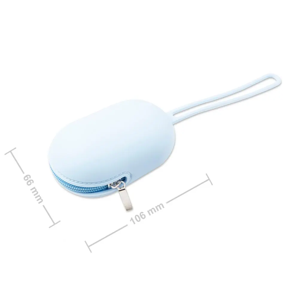 Silikonové pouzdro pro klip na dudlík Pastel Blue -