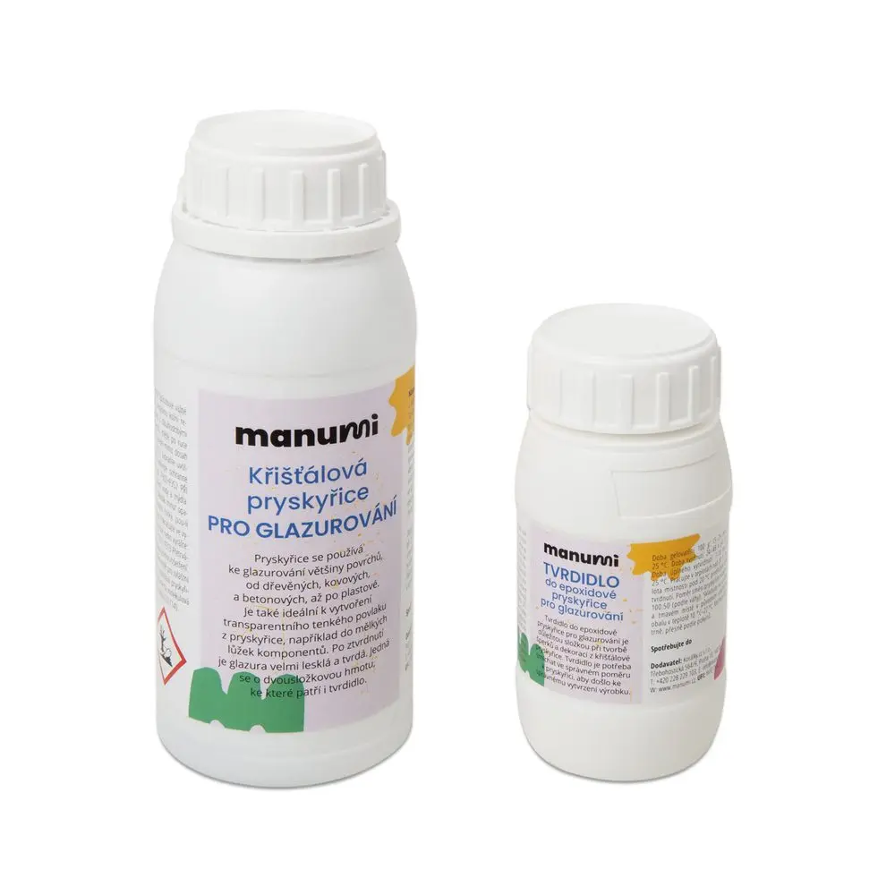 Manumi Křišťálová pryskyřice pro glazurování 900g -