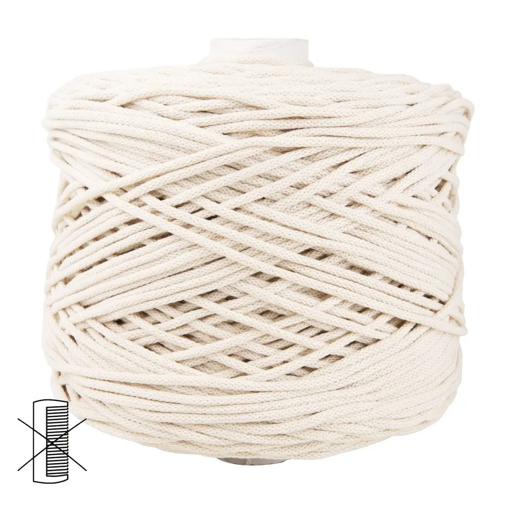 Manumi Macramé šňůra 5mm natural 500m - 1 ks