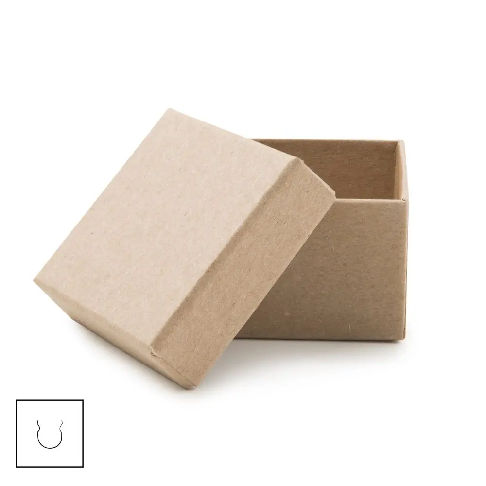 ECO dárková krabička kraftová 55x55x40mm -