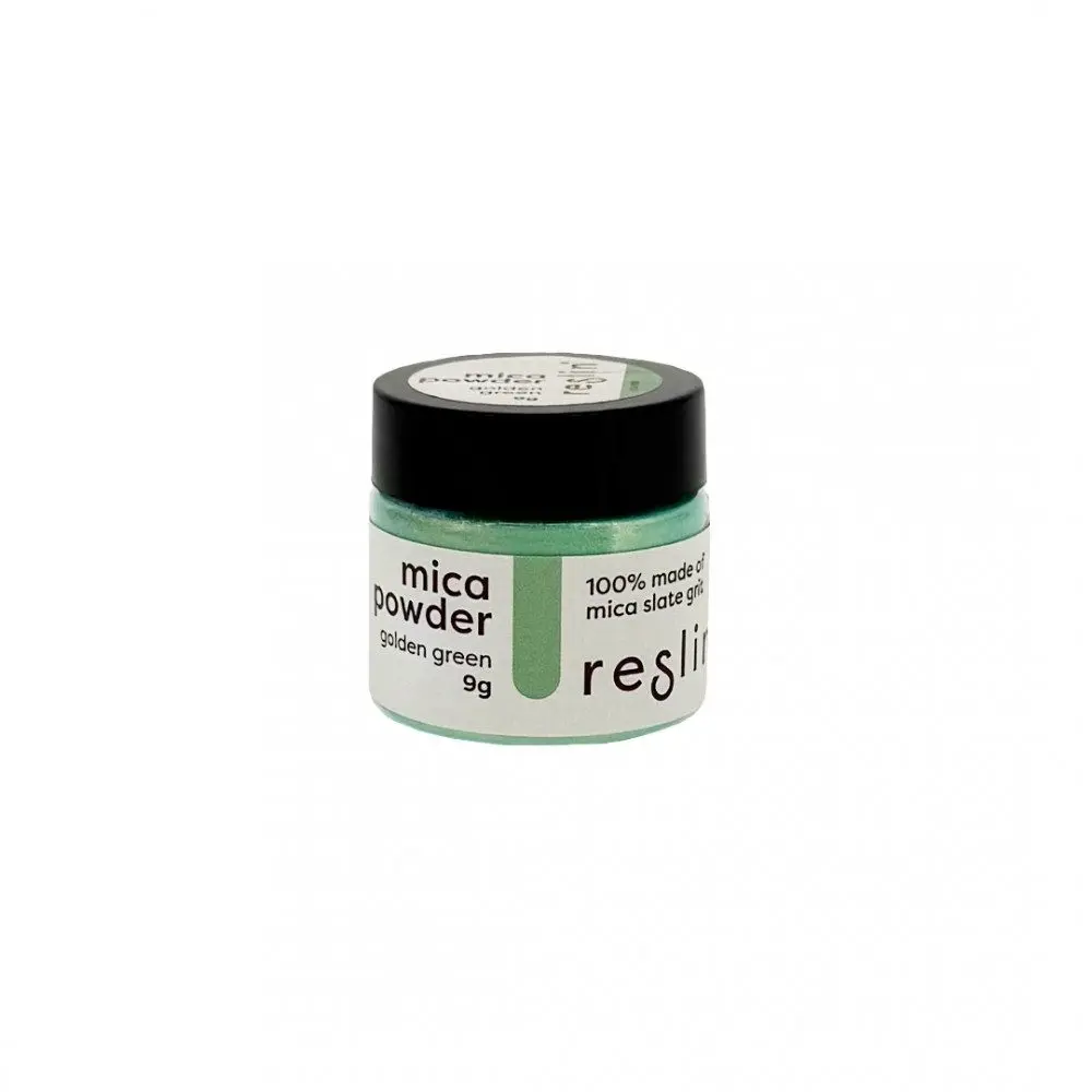 Reslin® Reslin perleťový mica prášek do ekologické pryskyřice 9 g zelený -