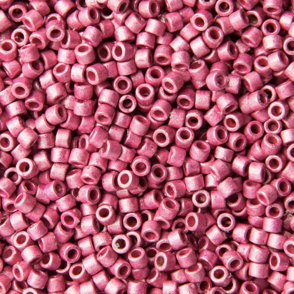 Miyuki Rokajlové korálky - Miyuki Delica 11/0 (DB-1840F-50) Duracoat Galvanized Matte Hot Pink -