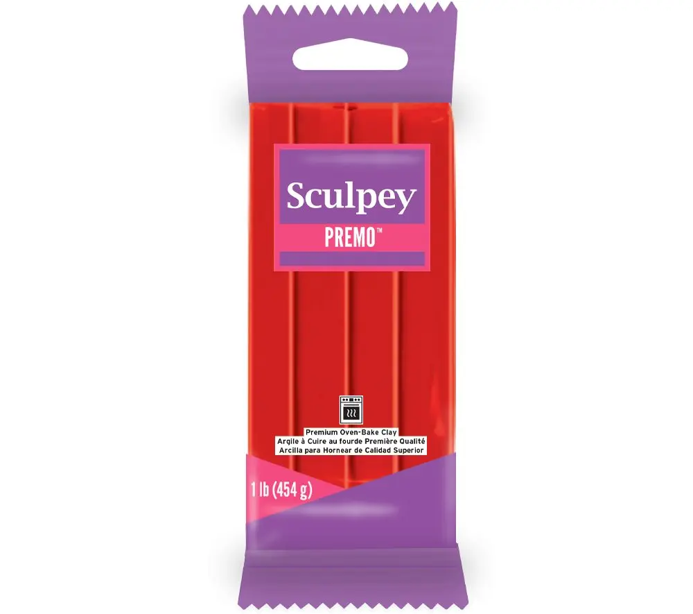 Sculpey PREMO 454g Cadmium Red Hue kadmiová červená -