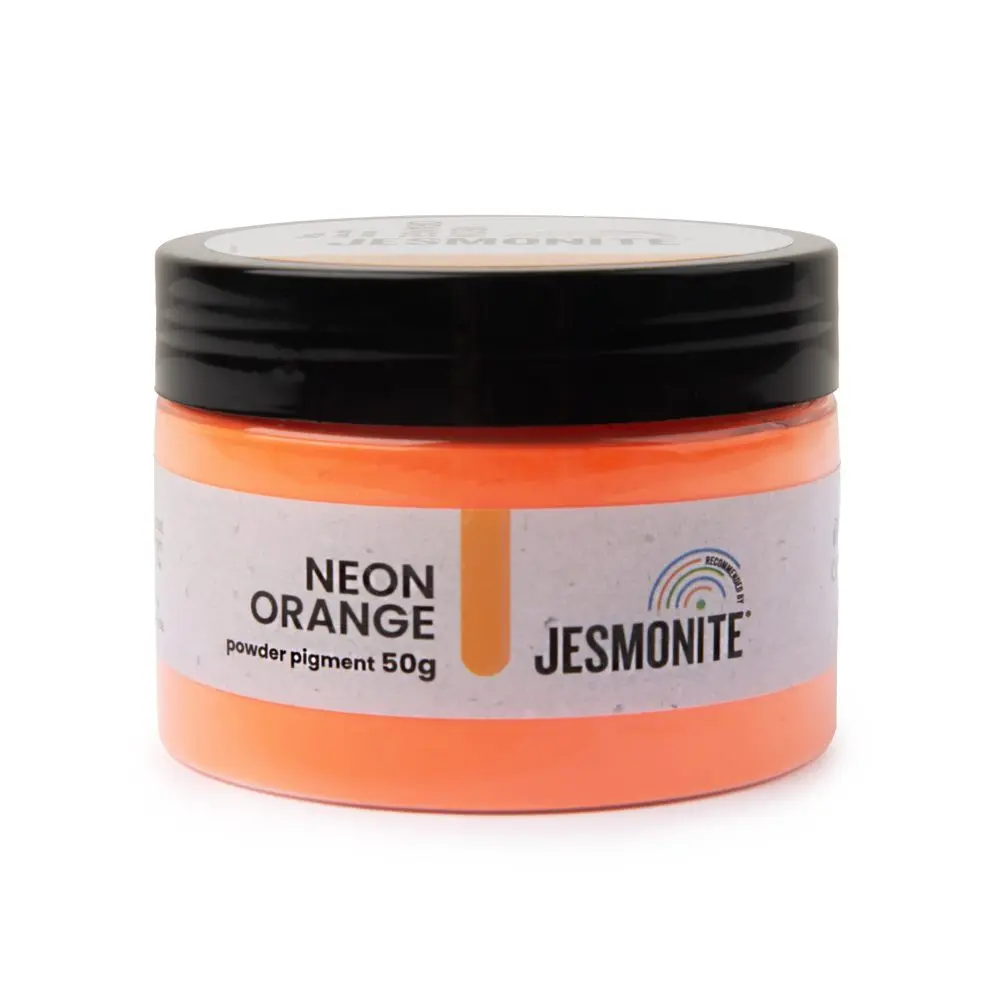JESMONITE neonový minerální práškový pigment oranžový -