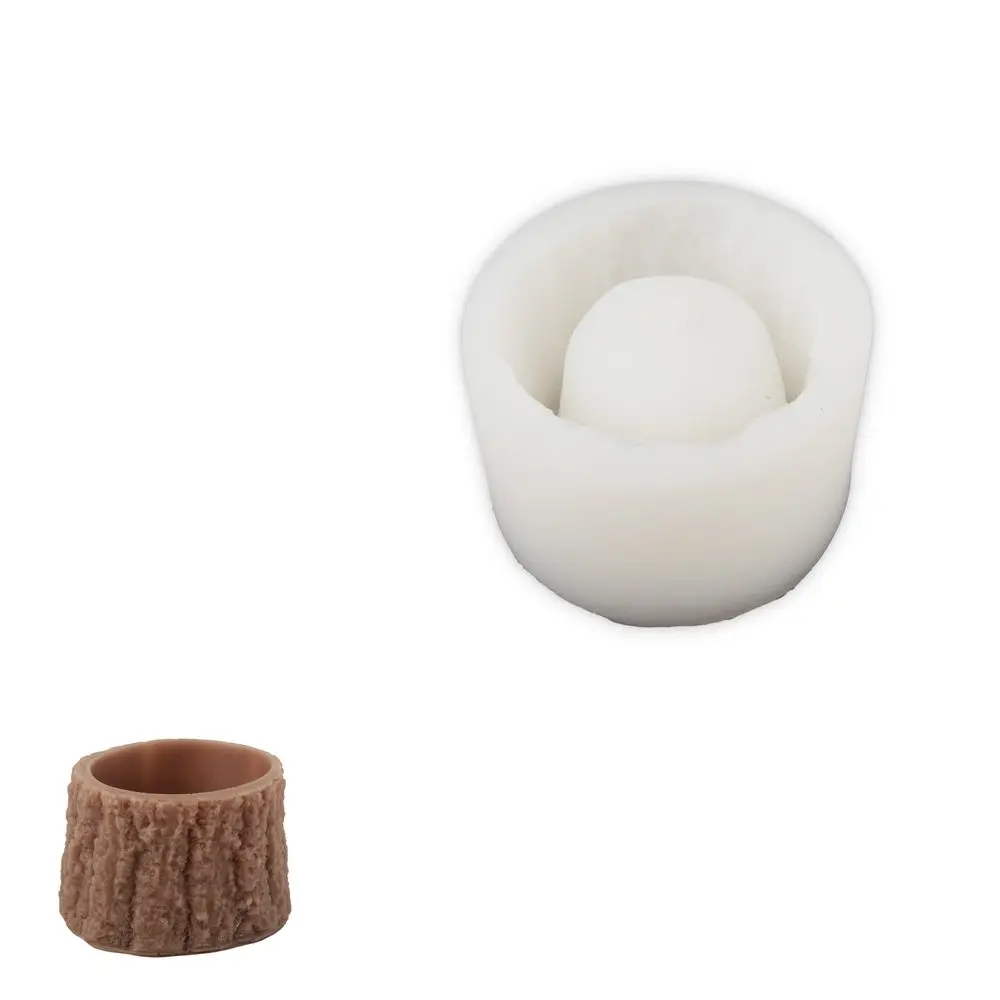 Manumi Silikonová forma na nádobu ve tvaru pařezu 86x50mm -