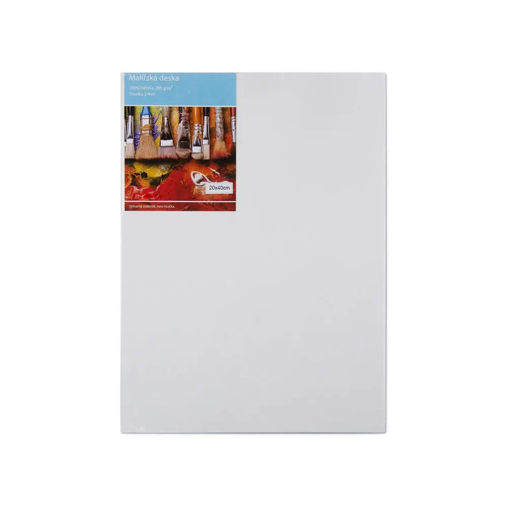 Malířská deska s plátnem 20 x 40 cm, 280 g/m² -