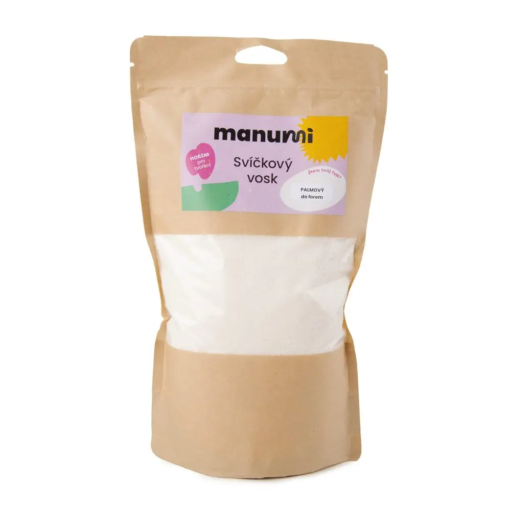 Manumi palmový vosk C09 na svíčky z forem 500 g -
