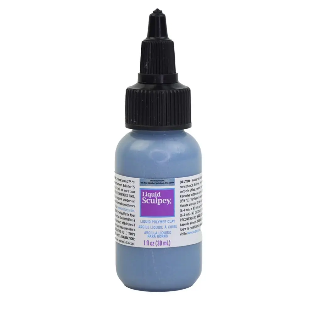 Sculpey tekutá polymerová hmota 30ml Blue Gray Metallic metalická modrošedá - 1 ks