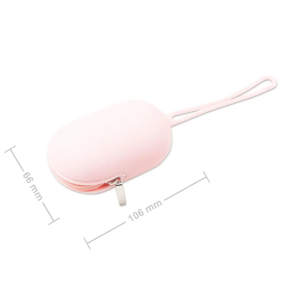 Silikonové pouzdro pro klip na dudlík Baby Pink -