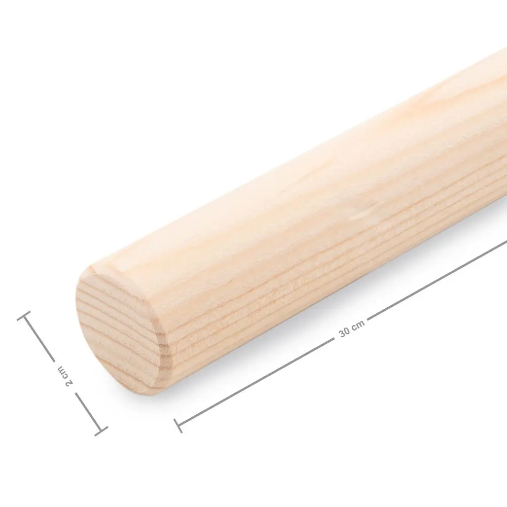 Dřevěná tyč na macramé 30cm -