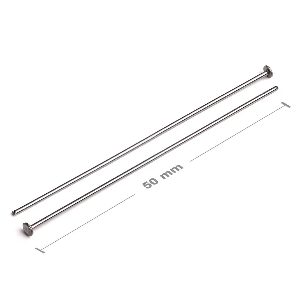 Ketlovací nýtové jehly z chirurgické oceli 316L 50 mm -