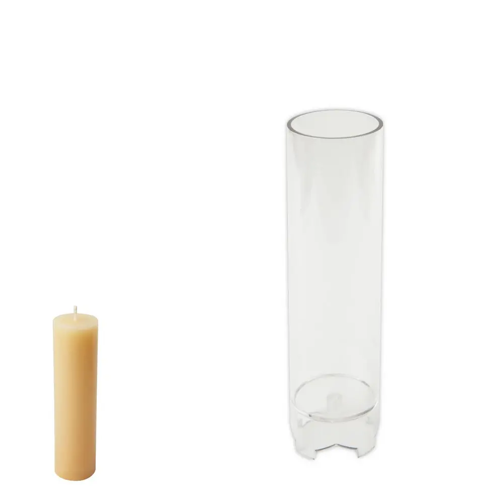 Polykarbonátová forma na svíčku ve tvaru válce 40x150mm -