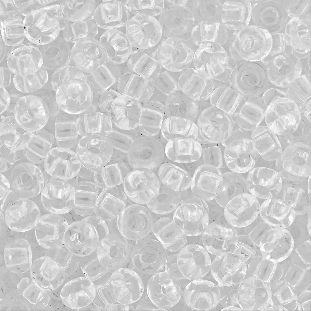 PRECIOSA ORNELA Rokajlové korálky - PRECIOSA rokajl 8/0 transparentní (00050) č. 41 - 20 g