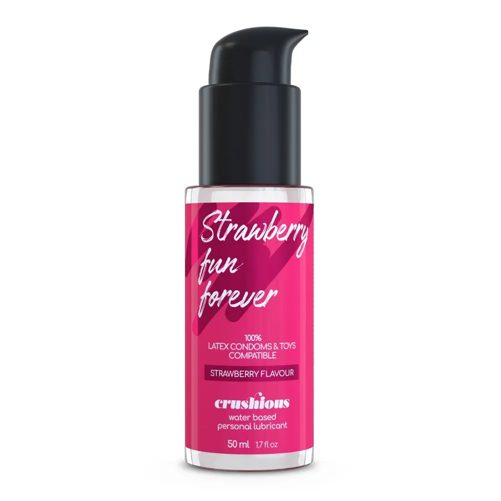 Crushious - lubrikační gel na vodní bázi, jahoda (50 ml)