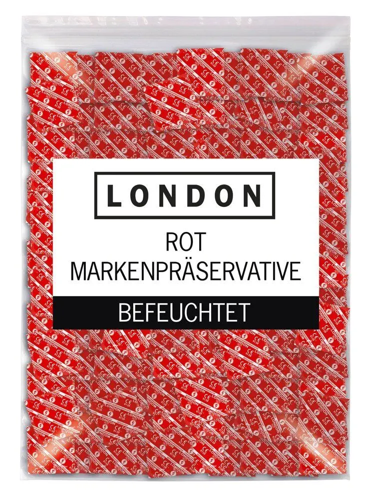 Kondom Durex LONDON jahoda, 1 ks