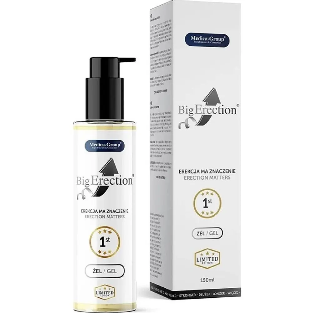 BigErection gel - gel na podporu erekce - 150 ml