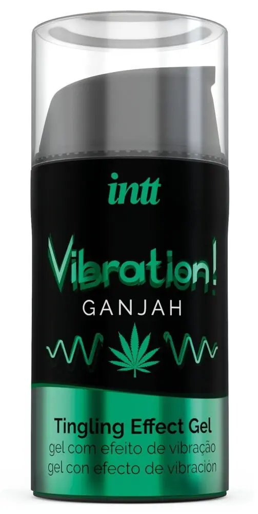 intt Vibration! Tingling Effect Gel Ganjah konopí 15 ml