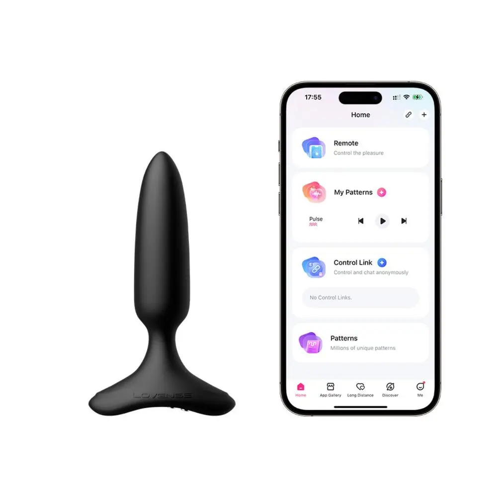 LOVENSE Hush 2 XS - malý anální vibrátor na akumulátor (25 mm) - černý