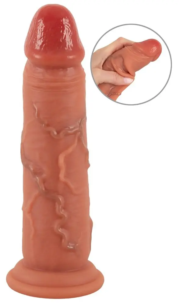 Realistixxx - realistické dildo - dvojitá vrstva - tělová barva