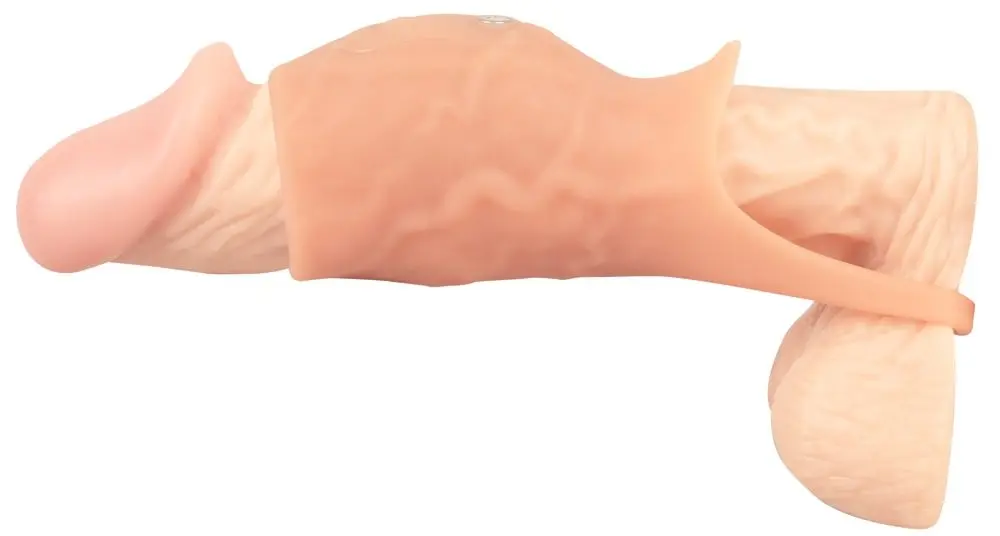 RealistiXXX RealSleeve vibrační návlek na penis otevřený