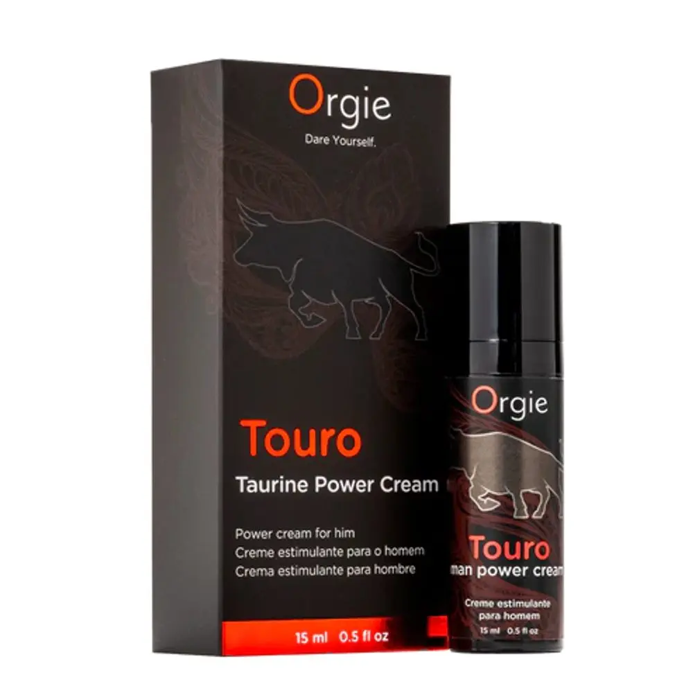 Orgie Touro Power - krém na podporu erekce - 15 ml