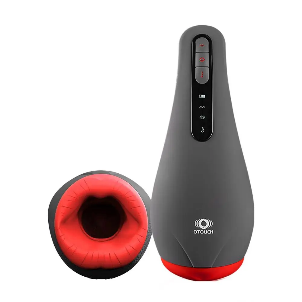 OTOUCH - masturbátor s funkcí sání - dobíjecí - černý