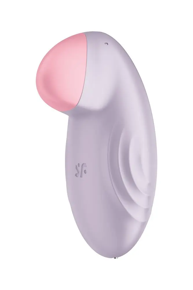 Satisfyer Tropical Tip - vibrátor na klitoris ovládaný aplikací (fialový)