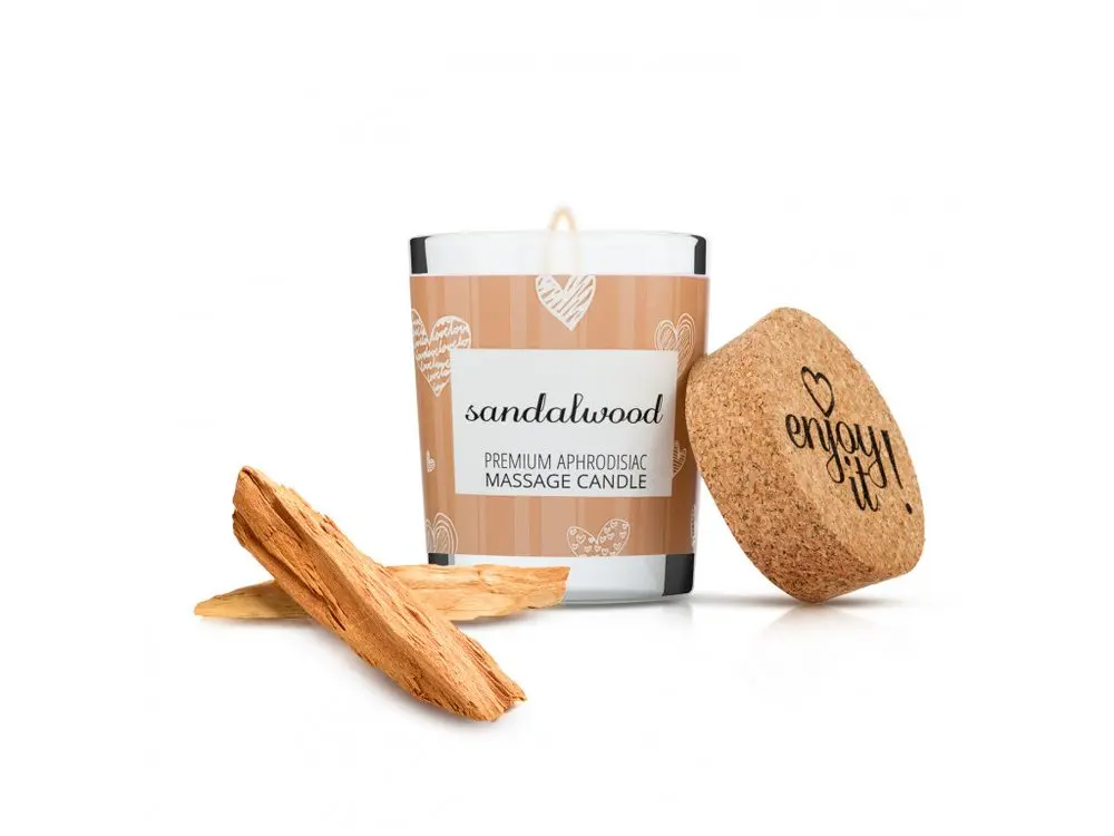 Masážní svíčka na tělo Enjoy it! Sandalwood - Magnetifico