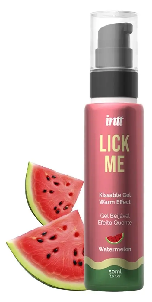 Intt Lick Me - lubrikační gel s hřejivým efektem - vodní meloun - 50 ml