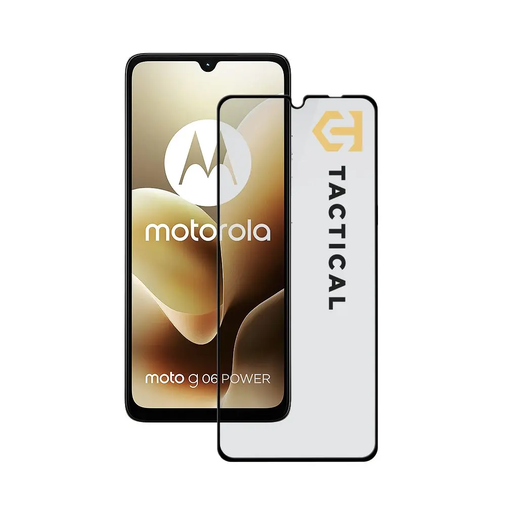 Tactical Glass Shield 5D sklo pro Motorola Moto G06 / G06 Power, černé