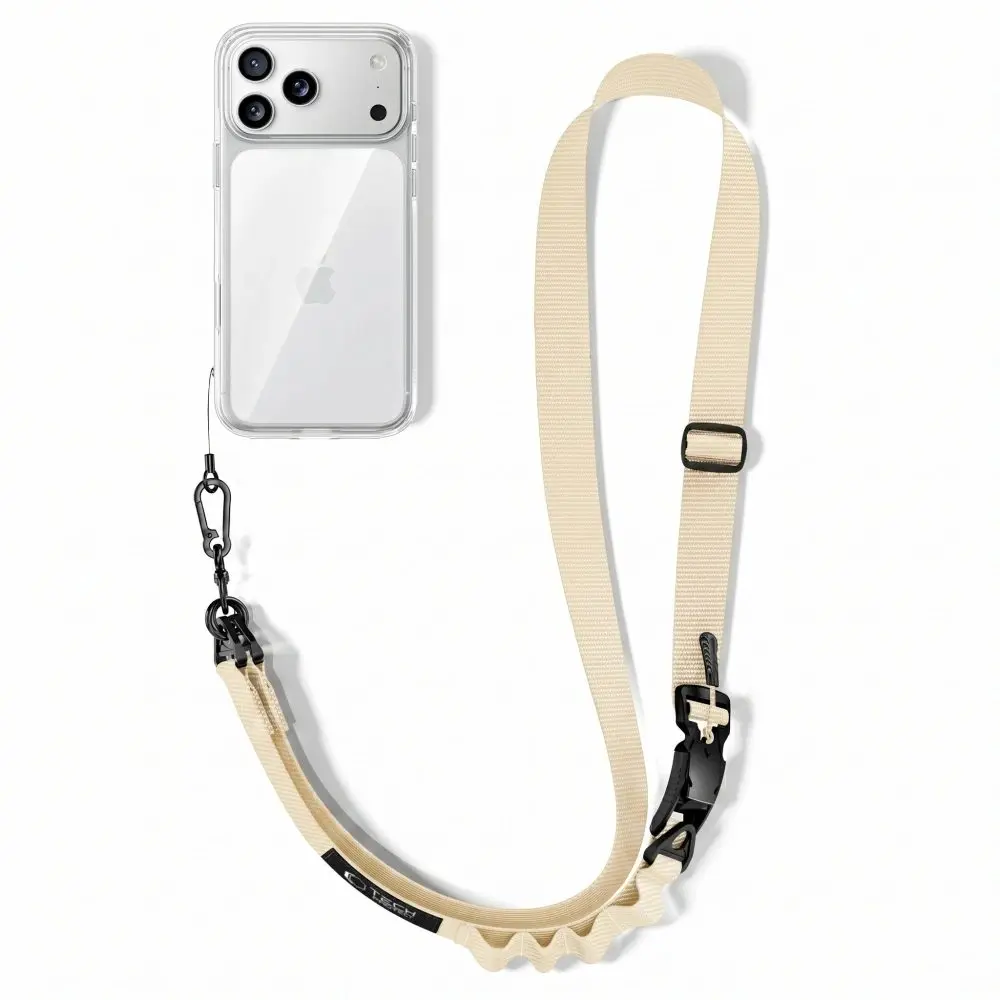 Tech-Protect C9S Crossbody popruh, béžový
