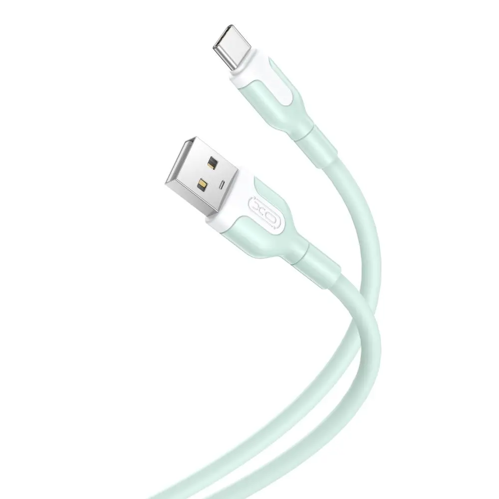 XO kabel NB212 USB - USB-C, 1 m, zelený
