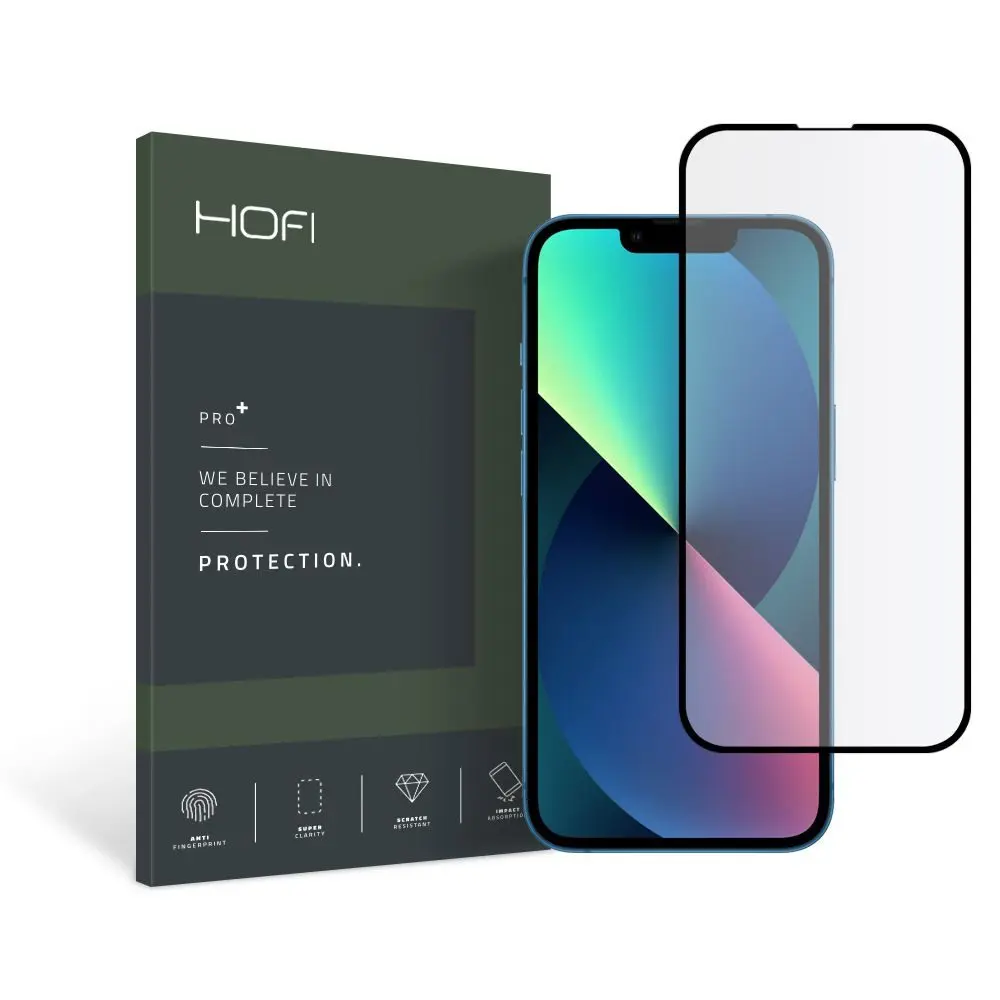 Hofi Pro+ Tvrzené sklo, iPhone 13 / 13 Pro, černé