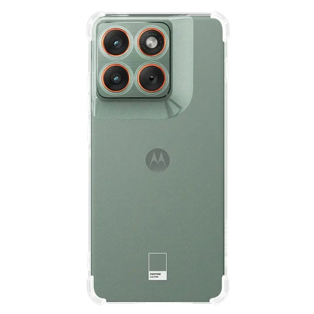 Tactical TPU Plyo kryt, Motorola Edge 70, průhledný