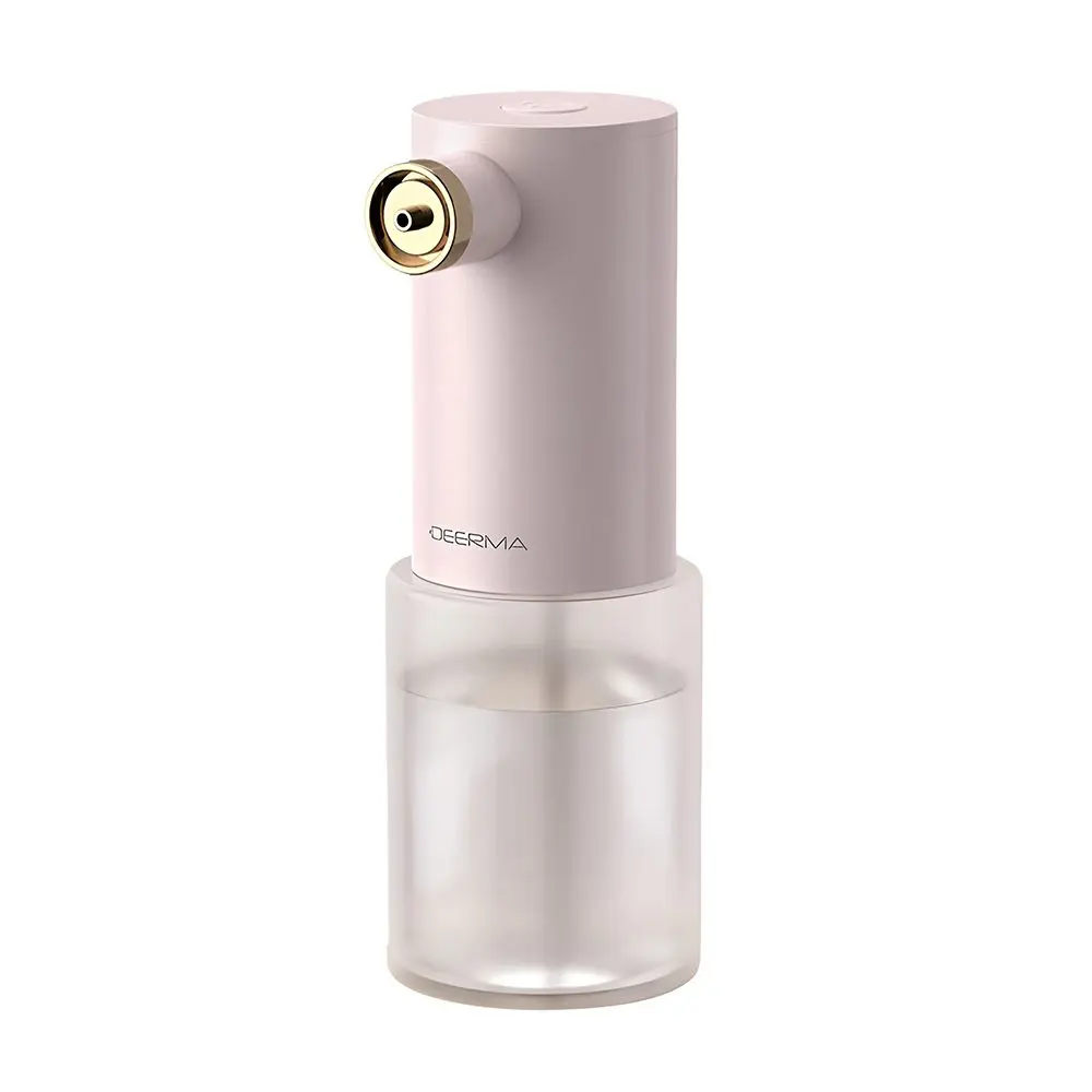 Deerma - Electric Dispenser CP01 pěnový dávkovač pro péči o pleť s baterií 1200 mAh, objemem 300 ml, USB-C a IPX6 - růžová