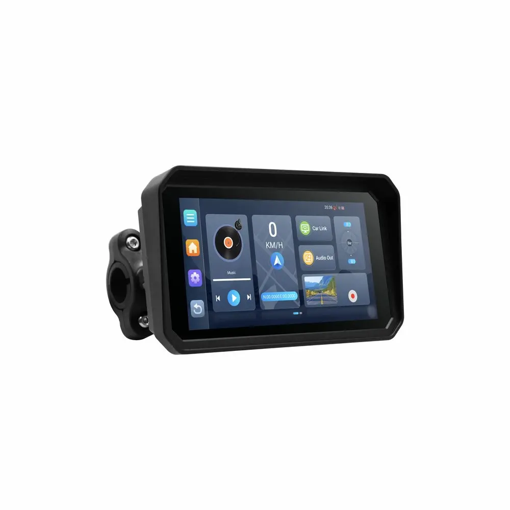 6" Motocyklový displej s Android 14, CarPlay a Android Auto, DVR kamerami a TPMS