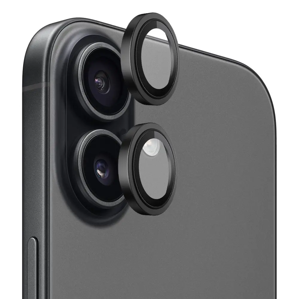 Blueo Original Metal Frame sklíčko pro čočku fotoaparátu, iPhone 17, černé