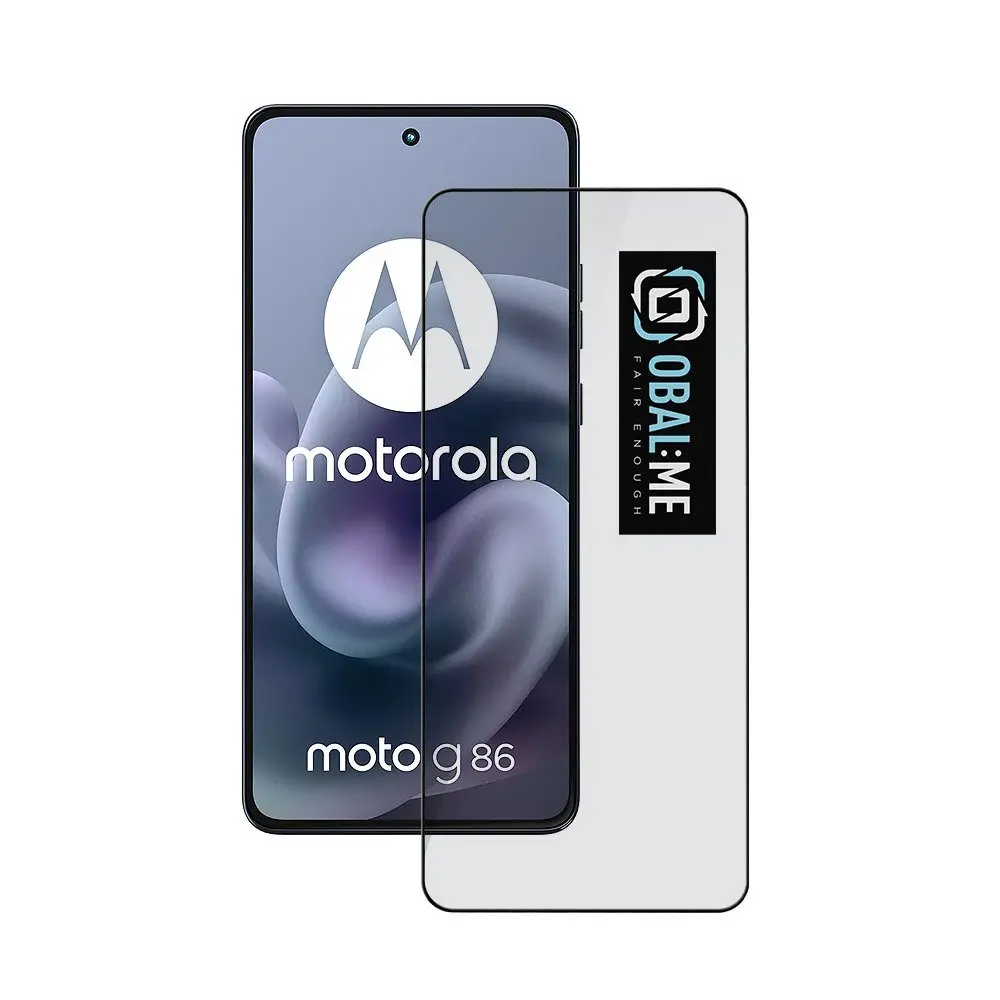 OBAL:ME 5D Tvrzené Sklo pro Motorola G86 / G86 Power, černé
