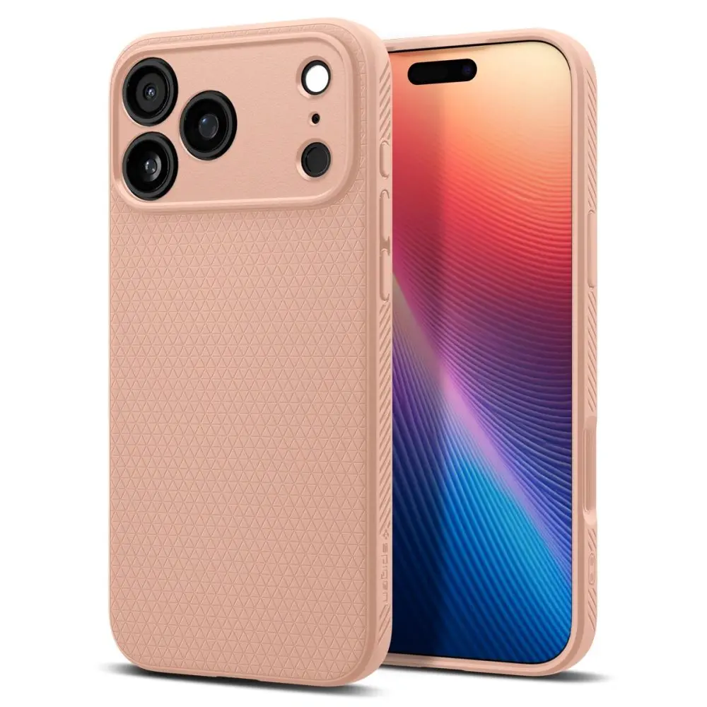 Spigen Liquid Air iPhone 17 Pro Max růžový titan
