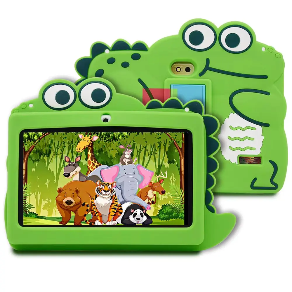 Dětský tablet 7" HD s Androidem, ochranou zraku a baterií 4000 mAh, zelený