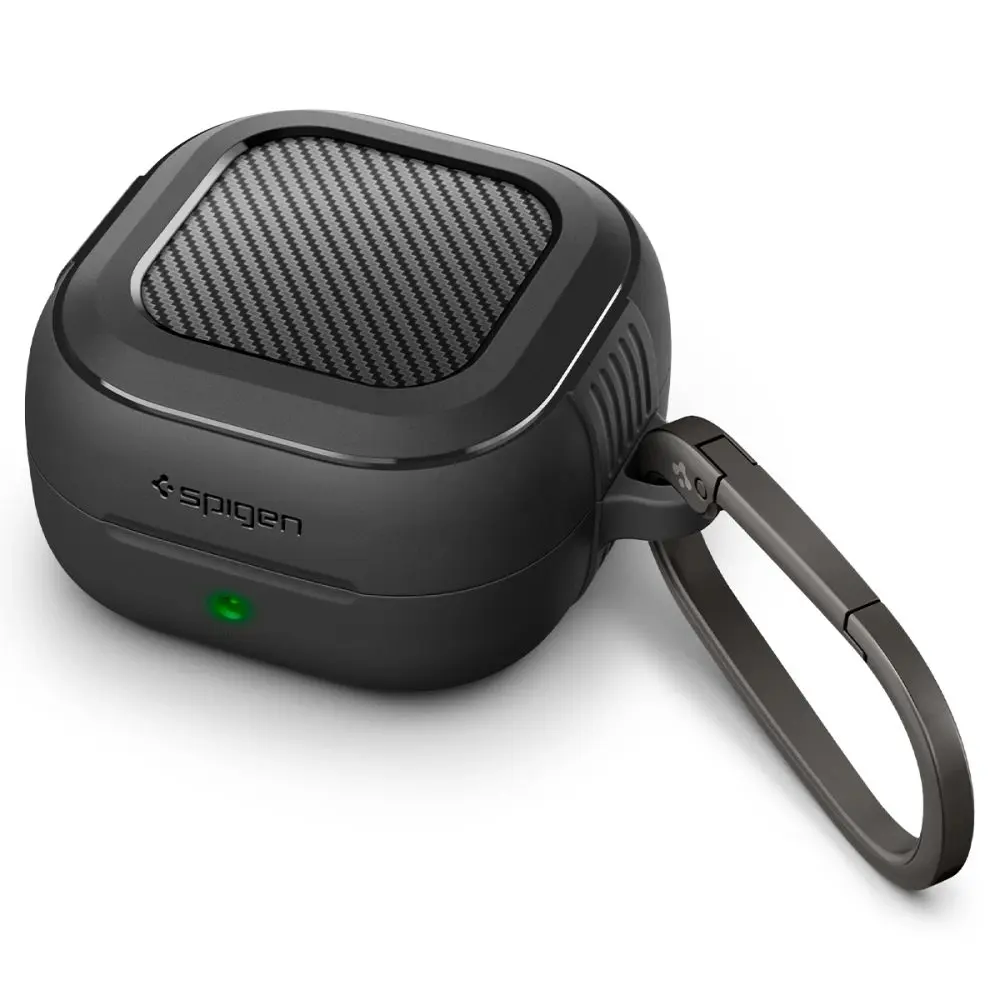 Spigen Rugged Armor pouzdro, Samsung Galaxy Buds 4 / 4 Pro, černé